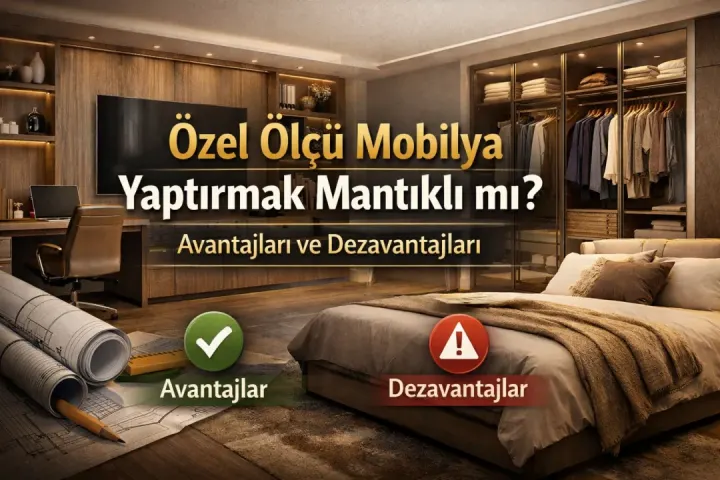Özel Ölçü Mobilya Yaptırmak Mantıklı mı? Avantajları ve Dezavantajları