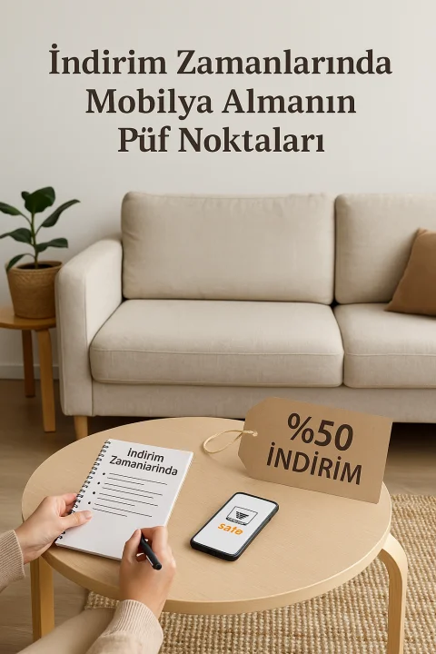 İndirim Zamanlarında Mobilya Almanın Püf Noktaları