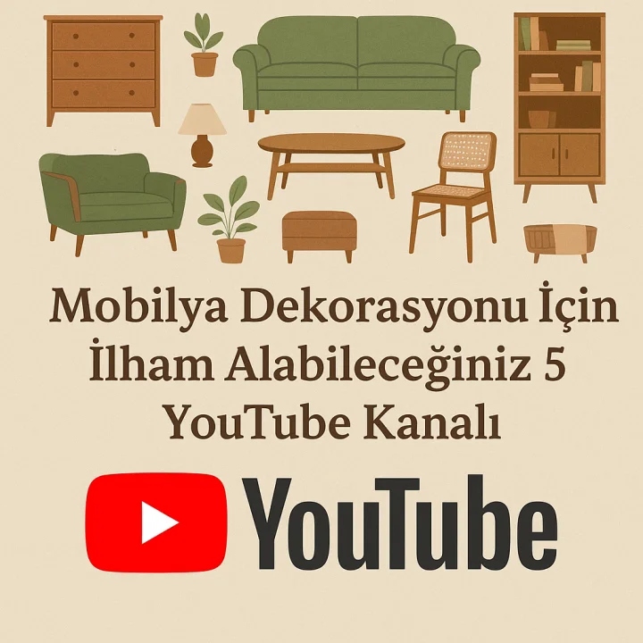 Mobilya Dekorasyonu İçin İlham Alabileceğiniz 5 YouTube Kanalı